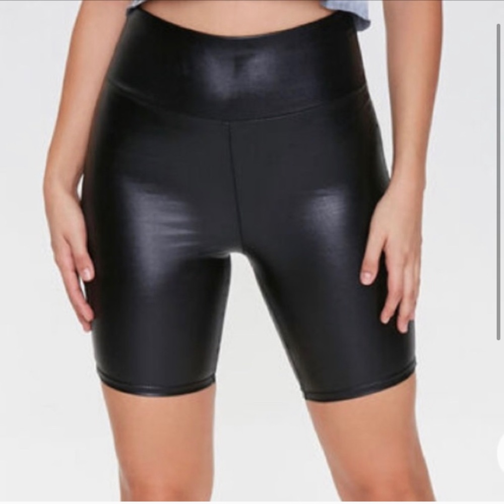 FOREVER 21 PARTY DISCO BIKE SHORTS SIZE LARGE